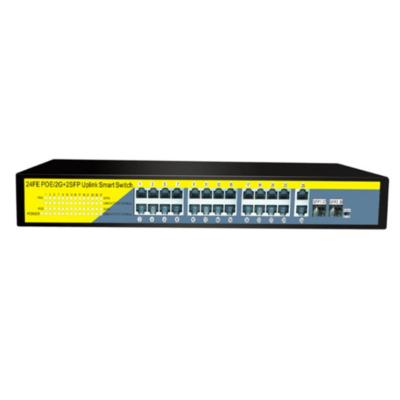 24 Port Poe 2 Port Uplink 2 Port Sfp 250M Gigabit Poe Switch