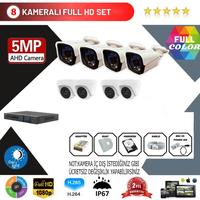 Go Vision 8'lı Kamera Seti 5MP3.6MM Full Color Serisi